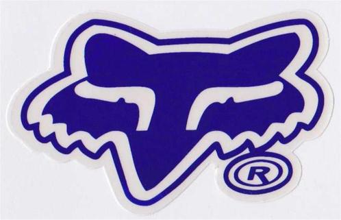 Fox Racing logo sticker #5, Motoren, Accessoires | Stickers, Verzenden