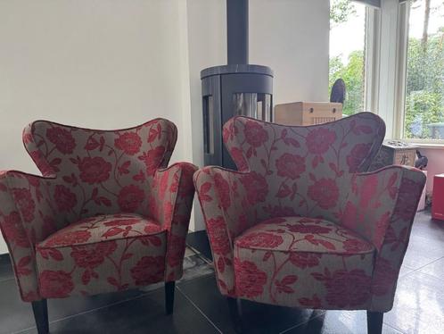 Fauteuils, Huis en Inrichting, Fauteuils, Zo goed als nieuw, Stof, 75 tot 100 cm, 75 tot 100 cm, Ophalen