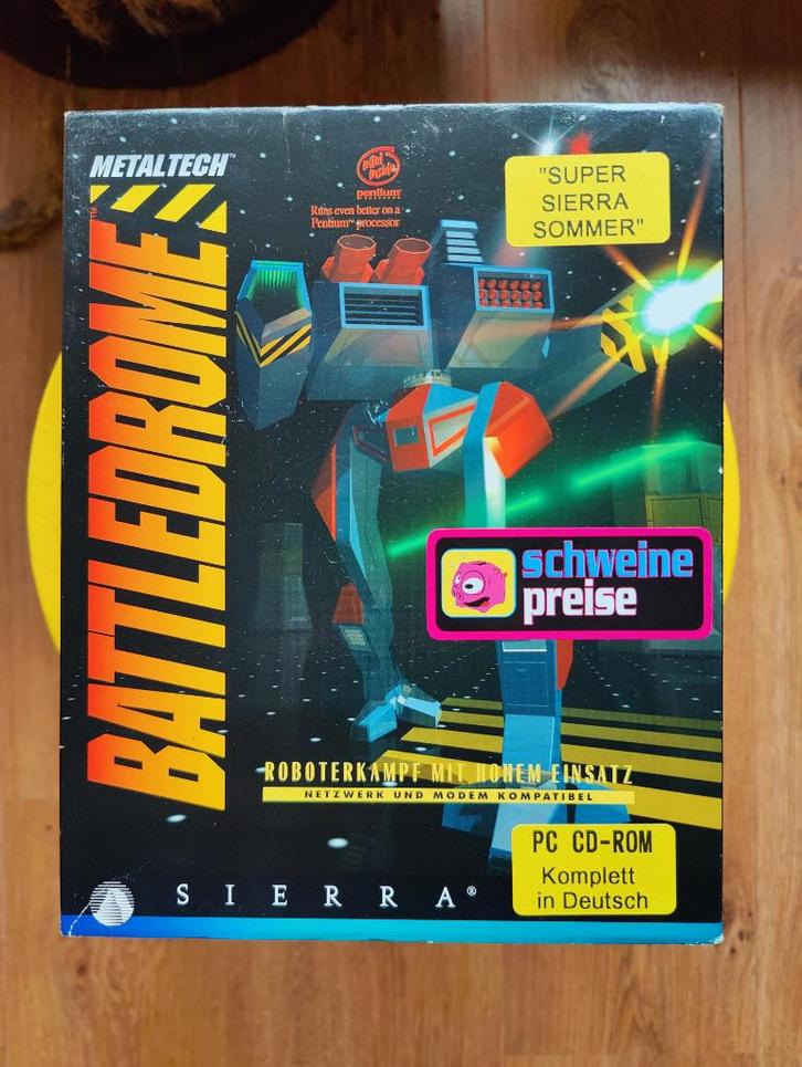 Battledrome - Sierra - 1994 - Old-school games, Spelcomputers en Games, Games | Pc, Zo goed als nieuw, 1 speler, Vanaf 3 jaar