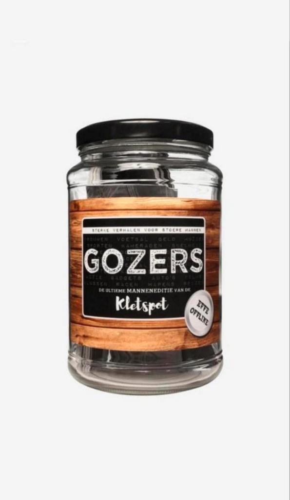 De Kletspot Gozers is de mannen editie- nieuw- decembertip, Hobby en Vrije tijd, Gezelschapsspellen | Overige, Zo goed als nieuw