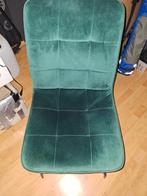 Eetkamer stoelen (Velvet), Ophalen, Overige kleuren, Velvet groen, Zo goed als nieuw