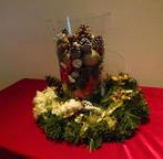 Nieuw MONTANA Vaas met Kerst Deco + losse krans met Kerst, Ophalen of Verzenden, Zo goed als nieuw