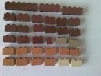Lego: Stenen Balken bruin, lichtbruin, creme, Ophalen of Verzenden, Zo goed als nieuw, Lego