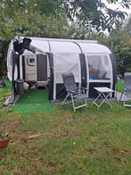 Deelvoortent zgan 390 zwart licht grijs, Caravans en Kamperen, Ophalen, Zo goed als nieuw