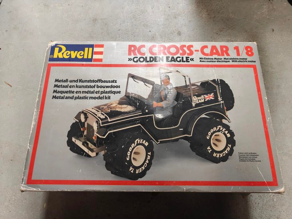 Revell RC Cross-car 1:8 Golden eagle, Hobby en Vrije tijd, Modelbouw | Auto's en Voertuigen, Ophalen of Verzenden, Groter dan 1:32