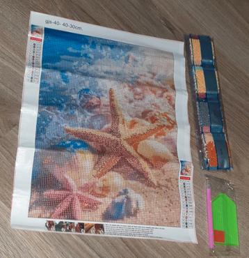 Diamond Painting - Ronde Steentjes - Zee Thema 30x40  beschikbaar voor biedingen