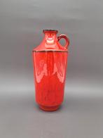 West-Germany vaas Ilkra Rood Aardewerk Jaren 70 2025-25, Ophalen of Verzenden