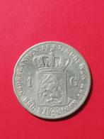 1 gulden 1847 Willem 2, Postzegels en Munten, Munten | Nederland, 1 gulden, Zilver, Ophalen of Verzenden, Losse munt