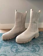 Gabor Chelsea Boots mt 41 wit leer, Kleding | Dames, Schoenen, Ophalen of Verzenden, Gabor, Hoge laarzen, Wit
