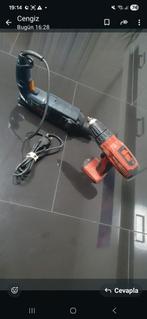 Bosh boormachine & Hilti schroefmachine (zonder accu), Doe-het-zelf en Verbouw, Gereedschap | Boormachines, Boormachine, Gebruikt