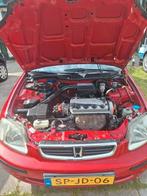 Honda Civic 1.4 I 1998 Rood apk maart 2026, Auto's, Voorwielaandrijving, Stof, 74 pk, 4 cilinders
