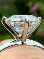 Prachtige gouden (trouw) ring met diamant van 2.59ct! IGI, Wit, Nieuw, Ophalen of Verzenden, 17 tot 18
