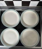 4 pastel Sphinx Desiree diner borden smalle rand Celadon, Ophalen of Verzenden