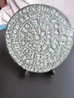 Schijf van Phaitos Kreta, replica diameter 11 cm. van steen, Ophalen of Verzenden