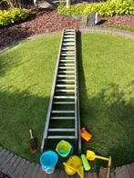 Aluminium ladder 14treden, Doe-het-zelf en Verbouw, Ladders en Trappen, Ophalen, Gebruikt, Ladder, 4 meter of meer