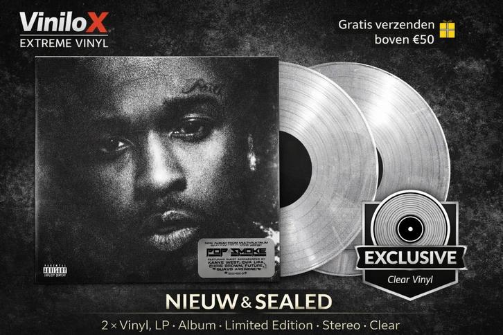 Pop Smoke – Faith 2LP Clear Vinyl Limited (Sealed), Cd's en Dvd's, Vinyl | Hiphop en Rap, Nieuw in verpakking, 2000 tot heden