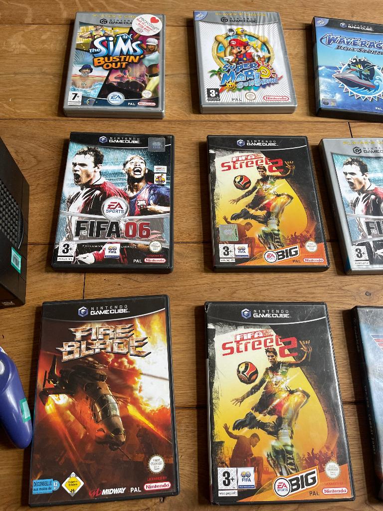 Game cube Nintendo + spellen, Gebruikt, 2 spelers, Vanaf 3 jaar, Ophalen