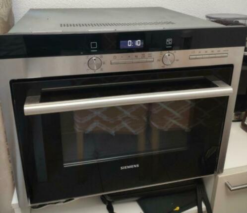 Siemens combi magnetron inbouw HB84E562EU, Witgoed en Apparatuur, Ovens, Gebruikt, Inbouw, Oven met grill, 45 tot 60 cm, 45 tot 60 cm