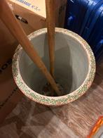 Chinese Vaas / Paraplubak, Huis en Inrichting, Woonaccessoires | Vazen, Gebruikt, Overige kleuren, 50 tot 75 cm, Aardewerk of Porselein