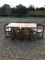 set 6 stoelen shaker tafel eettafel vintage Deens Design, Ophalen, Gebruikt, Nvt, Nvt