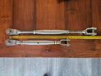 4 x RVS stagen spanners, Watersport en Boten, Ophalen of Verzenden, Zo goed als nieuw, Tuigage en Masten, Zeilboot of Motorboot