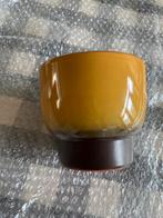 Retro bloempot, Tuin en Terras, Rond, Ophalen of Verzenden, Zo goed als nieuw, Aardewerk