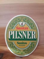 Bierviltje Ijsland Sanitas.  ***bijzonder***, Ophalen of Verzenden, Nieuw, Viltje(s), Overige merken