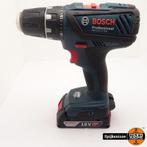 Bosch GSR 18-2-LI Plus Accuboormachine met Koffer | €99,99, Gebruikt, Variabele snelheid, Ophalen of Verzenden, Boor- en Schroefmachine