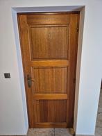 Eiken houten binnendeur, Doe-het-zelf en Verbouw, Deuren en Horren, Ophalen, Gebruikt, 80 tot 100 cm, Binnendeur