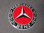 MERCEDES EMAILLE RECLAMEBORD, Ophalen, Zo goed als nieuw, Reclamebord