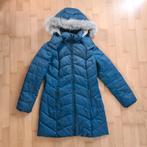 EDC petrol blauwe winterjas met capuchon, maat M, Maat 38/40 (M), Blauw, Ophalen of Verzenden, Zo goed als nieuw