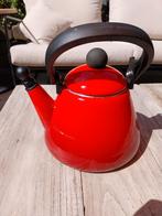 Le Creuset Fluitketel Rood, Ophalen of Verzenden, Gebruikt