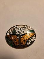 oude cloisonne broche, Sieraden, Tassen en Uiterlijk, Broches, Overige materialen, 4 tot 7 cm, Verzenden, Zo goed als nieuw
