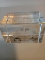 Glazen kubus met auto gravure Hyundai tucson uniek, Ophalen of Verzenden