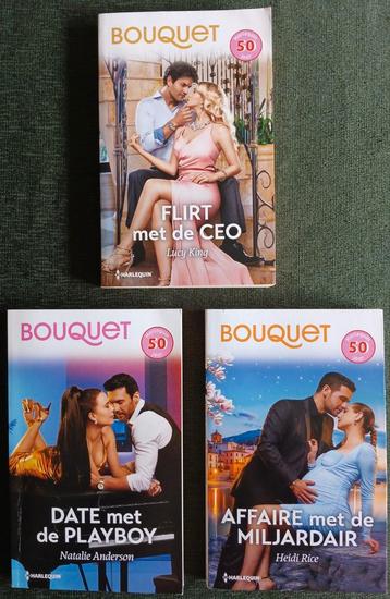 BOUQUET COMPLEET DRIEDELIG SERIE HART OP HET SPEL  beschikbaar voor biedingen