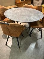 Complete eethoek met 4 stoelen, Huis en Inrichting, Complete eetkamers, Ophalen, Zo goed als nieuw, X, X