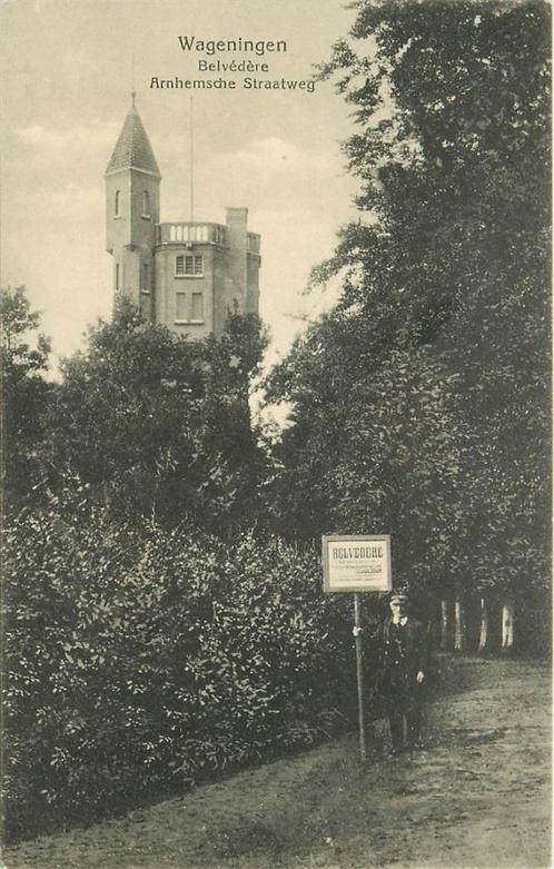 (387-060-029) Wageningen Belvedere, Verzamelen, Ansichtkaarten | Nederland, Gelderland, Voor 1920, Verzenden