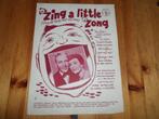 Zing a little Zong - Harry Warren, Muziek en Instrumenten, Bladmuziek, Gebruikt, Zang, Ophalen of Verzenden, Artiest of Componist