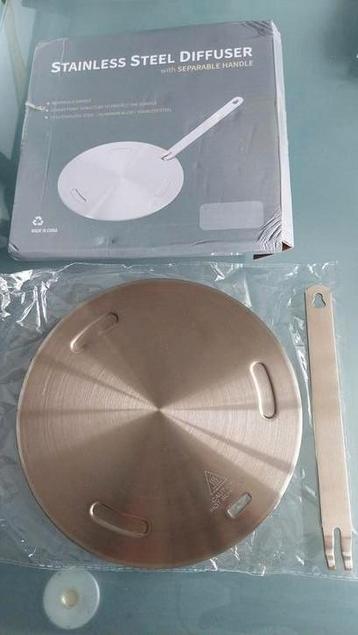 Inductie adaper 20cm RVS NIEUW  beschikbaar voor biedingen