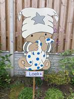 Geboortebord Beertje BOBBI huren huur geboorteborden jongen, Ophalen, Zo goed als nieuw, Geboortebord