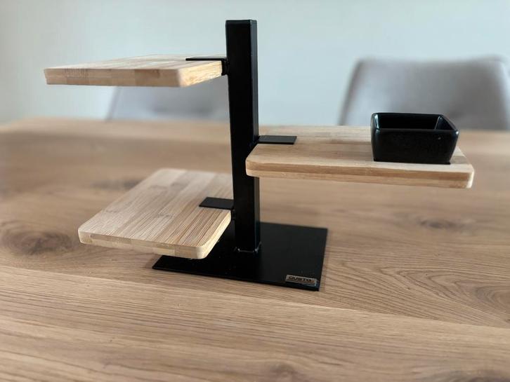 Gusta serveertoren / etagère bamboe, Huis en Inrichting, Woonaccessoires | Etagères, Zo goed als nieuw, Ophalen of Verzenden