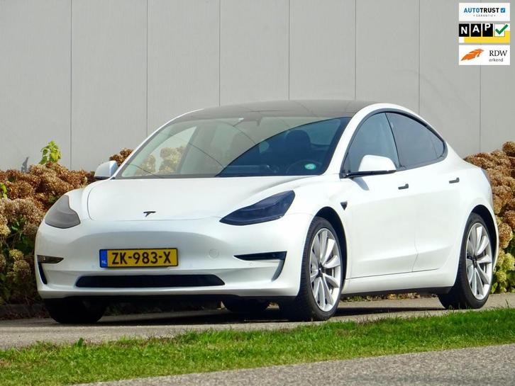 Tesla Model 3 Long Range AWD 75 kWh DUAL MOTOR ACC BOOST NL, Auto's, Tesla, Bedrijf, Te koop, Model 3, 4x4, ABS, Airbags, Airconditioning