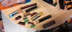 Te koop n spoor loks+wagons+ rails en wissels en trafo, Hobby en Vrije tijd, Modeltreinen | N-Spoor, Gebruikt, Gelijkstroom, Verzenden