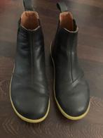 Art zwarte leren laarsjes halfhoog instapper leer groen zool, Art, Ophalen of Verzenden, Gedragen, Instappers