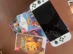 NINTENDO Nintendo Switch OLED  + Mario Kart 8 Deluxe + 64 GB, Ophalen of Verzenden, Zo goed als nieuw, Met 1 controller, Switch Original