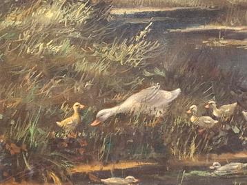 H.C.Hokken Eenden/gans water bos. beschikbaar voor biedingen