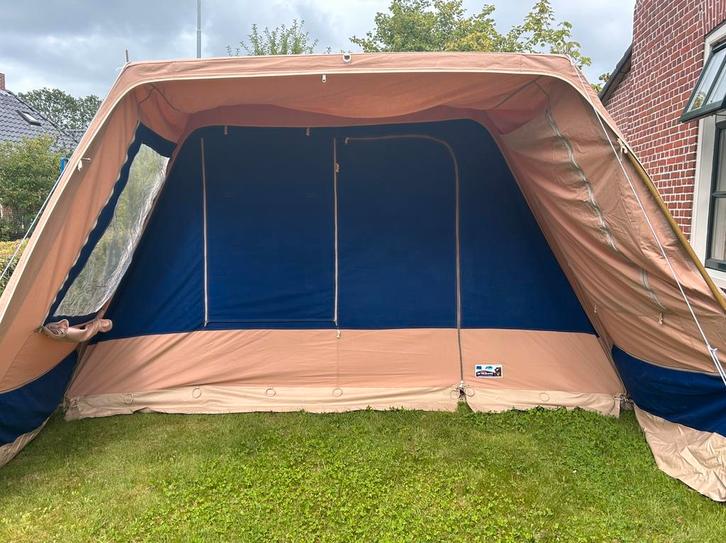 Vrijbuiter 6-persoons piramidetent Stormvogel, Caravans en Kamperen, Tenten, Ophalen