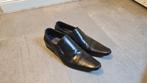 Leren heren schoenen Sacha mt 41, Loafers, Zwart, Ophalen of Verzenden, Zo goed als nieuw