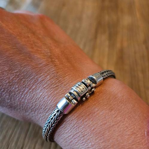 Buddha to buddha armband ellen 925, Sieraden, Tassen en Uiterlijk, Armbanden, Zo goed als nieuw, Zilver, Zilver, Ophalen of Verzenden