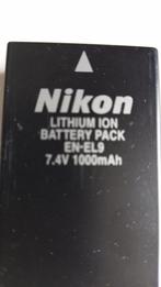 NIKON  EN-EL9 7.4 V 1000mAH, Verzenden, Oplaadbaar